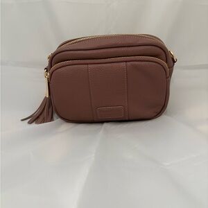 Pom Pom London Original Bag in Wood Rose (mauve).  Gently and barely used.